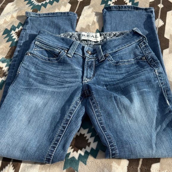 Ariat Women's Classic Blue Boot Cut Jeans - Picture 4 of 9